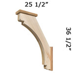 Cedar Knee Brace 63T14SBP — Western Red Cedar | Timber Build