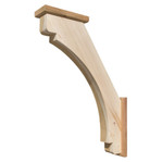 Cedar Knee Brace 63T14SBP — detail photo | Timber Build