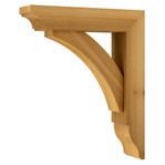 Cedar Bracket 02T33 — product photo on white background | Timber Build