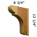 Wood Corbel 33T4 Handcrafted by Timber Build