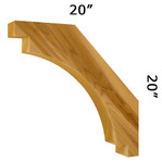 Cedar Knee Brace 67TD12 — Western Red Cedar | Timber Build