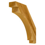 Cedar Knee Brace 67TD12 — front view | Timber Build