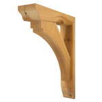Cedar Bracket 02T35 — front view | Timber Build