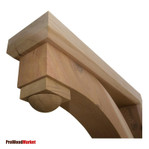 Wood Bracket 116T6 Handcrafted by Timber Build