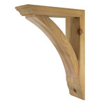 Cedar Bracket 02T17 — product photo on white background | Timber Build
