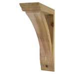 Cedar Bracket 02T17 — front view | Timber Build