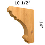 Wood Corbel 34T3 Handcrafted by Timber Build