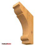 Wood Corbel 34T3 Handcrafted by Timber Build