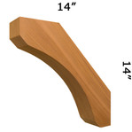 Cedar Knee Brace 72T1 — Western Red Cedar | Timber Build