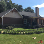Cedar Gable Bracket 41T48 — installed above side garage | Timber Build