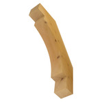 Cedar Knee Brace 67T13 — back view | Timber Build