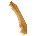 Cedar Knee Brace 67T14 — back view | Timber Build