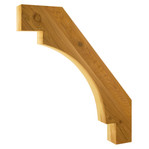 Cedar Knee Brace 67T14 — detail photo | Timber Build