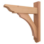 Cedar Bracket 05T2 — product photo on white background | Timber Build