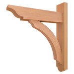 Cedar Bracket 05T1 — product photo on white background | Timber Build