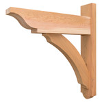 Cedar Bracket 05T3 — product photo on white background | Timber Build