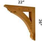 Cedar Bracket 10T3 — Western Red Cedar product photo | Timber Build