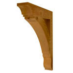 Cedar Bracket 10T3 — front view | Timber Build
