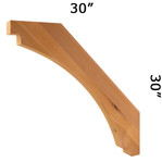 Cedar Knee Brace 67TD16 — Western Red Cedar | Timber Build