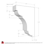 Wood Corbel 21T5