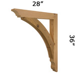 Cedar Bracket 10T6 — Western Red Cedar product photo | Timber Build
