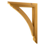 Cedar Bracket 10T7 — product photo on white background | Timber Build