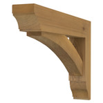 Cedar Bracket 02T37 — front view | Timber Build