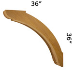 Cedar Knee Brace 65T8 — Western Red Cedar | Timber Build