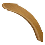 Cedar Knee Brace 65T8 — angle view | Timber Build
