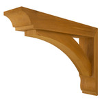 Cedar Bracket 10T9 — front view | Timber Build