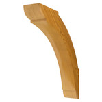 Cedar Knee Brace 65T11 — front view | Timber Build