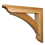 Cedar Bracket 10T10 — product photo on white background | Timber Build