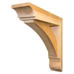 Cedar Bracket 10T10 — front view | Timber Build