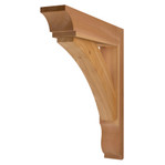 Cedar Bracket 10T30 — front view | Timber Build