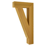 Cedar Bracket 18T5 — product photo on white background | Timber Build