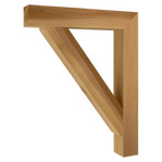 Cedar Bracket 18T6 — product photo on white background | Timber Build