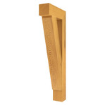 Cedar Bracket 18T12 — front view | Timber Build