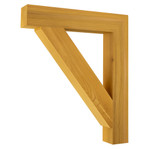 Cedar Bracket 18T13 — product photo on white background | Timber Build