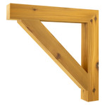 Cedar Bracket 18T14 — product photo on white background | Timber Build