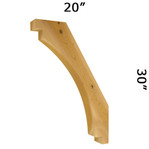 Cedar Knee Brace 67TD13 — Western Red Cedar | Timber Build