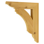 Cedar Bracket 14T5 — product photo on white background | Timber Build