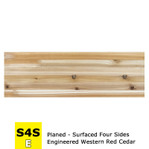 4x8 Engineered Western Red Cedar Timber - S4S