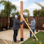 Pergola Post Base 6x6 - Sage-B (2-Pack)
