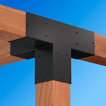 Pergola Middle-T Connector 6x6 - Sage-T