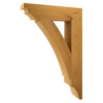 Cedar Bracket 16T1 — product photo on white background | Timber Build