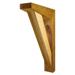 Cedar Bracket 115T8 — front view | Timber Build