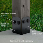 Column Post Base 6x6 - APVB66