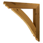 Cedar Bracket 16T3 — product photo on white background | Timber Build