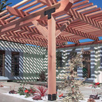 APVBDSP Decorative Post Base Side Plate - 8x8