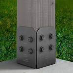 APVBDSP Decorative Post Base Side Plate - 8x8